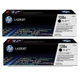 HP 128A (CE320AD) NEGRO PACK DE 2